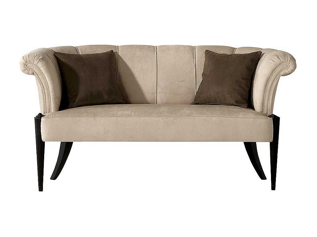 Sitzbank Esszimmer klassisch in Beige und Schwarz 168 cm breit