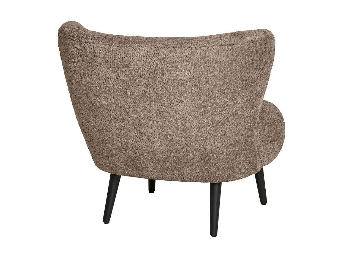 Sessel Wohnzimmersessel in Braun aus Boucle