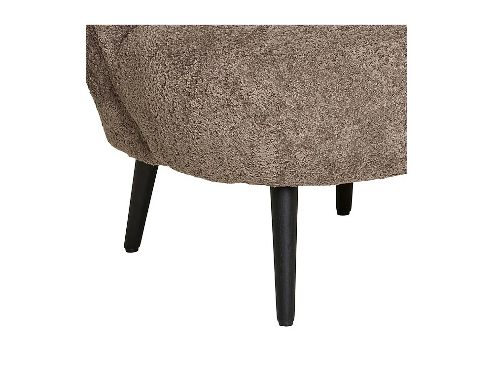 Sessel Wohnzimmersessel in Braun aus Boucle