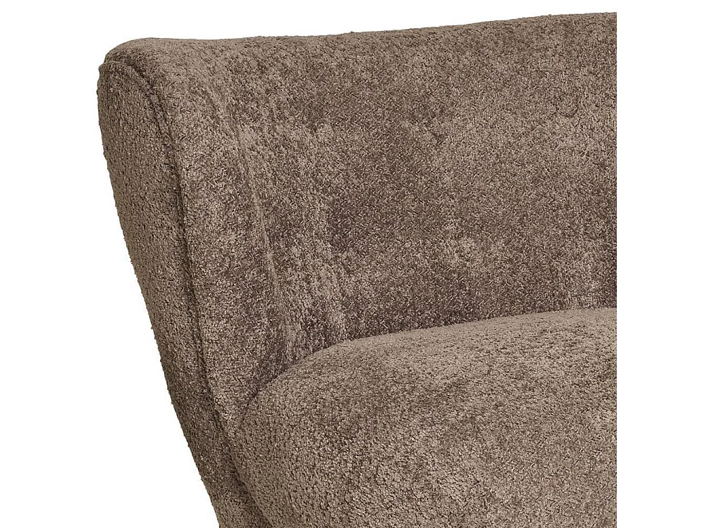 Sessel Wohnzimmersessel in Braun aus Boucle