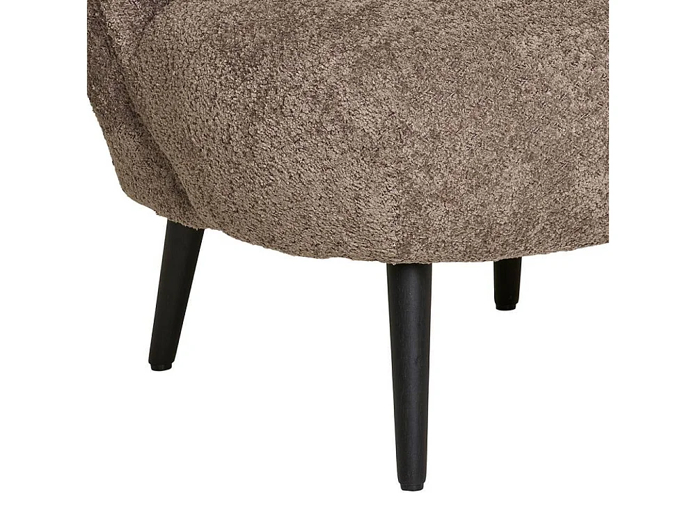 Sessel Wohnzimmersessel in Braun aus Boucle