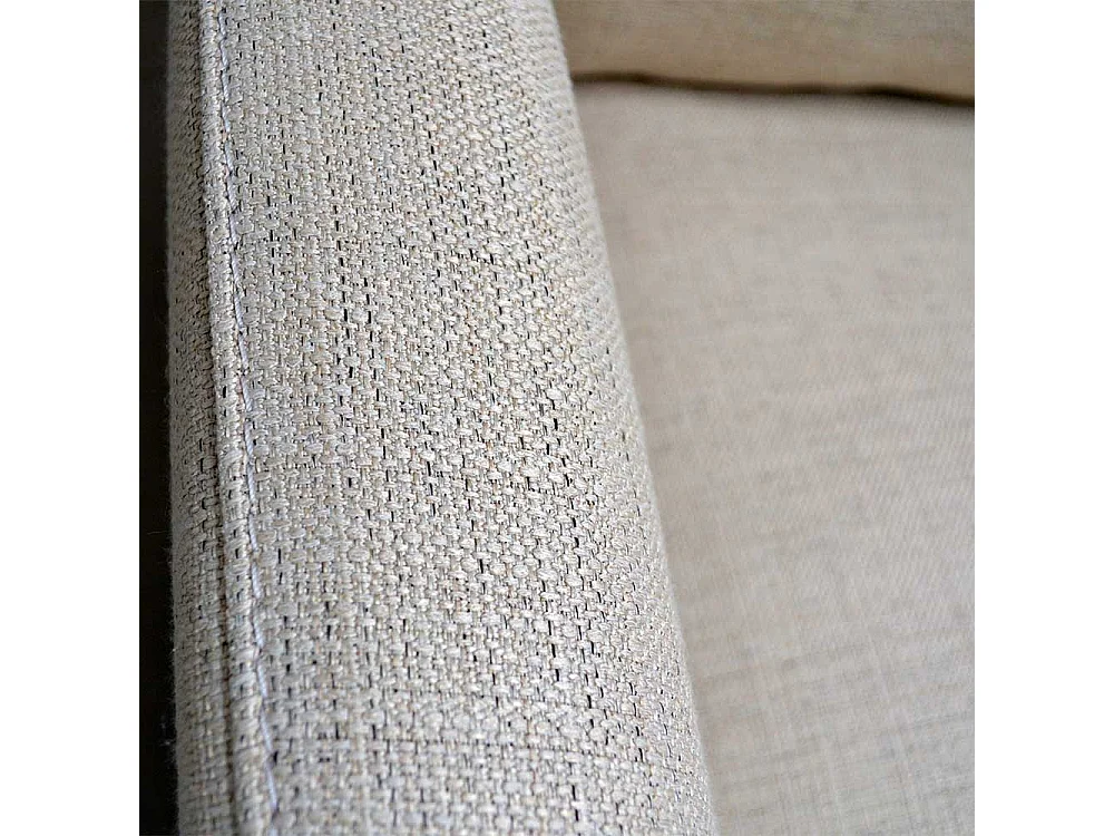 Moderner Wohnzimmersessel in Beige meliert Vierfu�gestell aus Metall