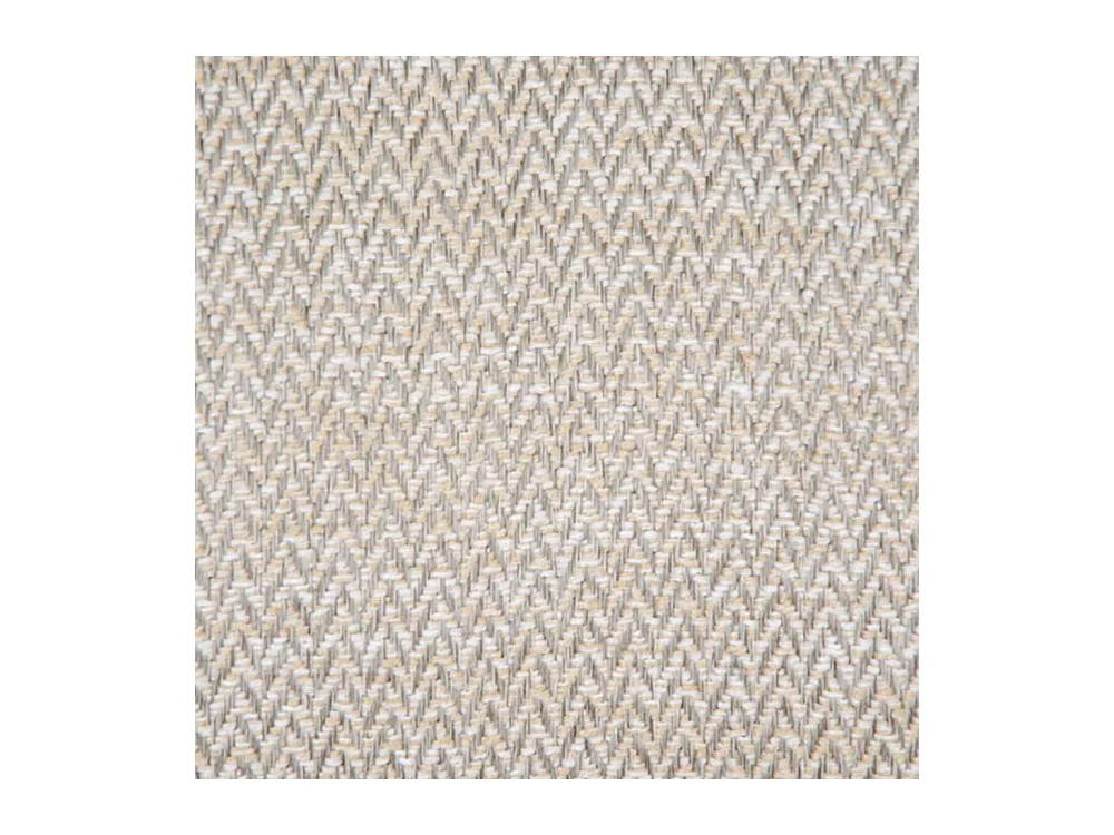 Sessel im Retro Design Creme Weiß Webstoff