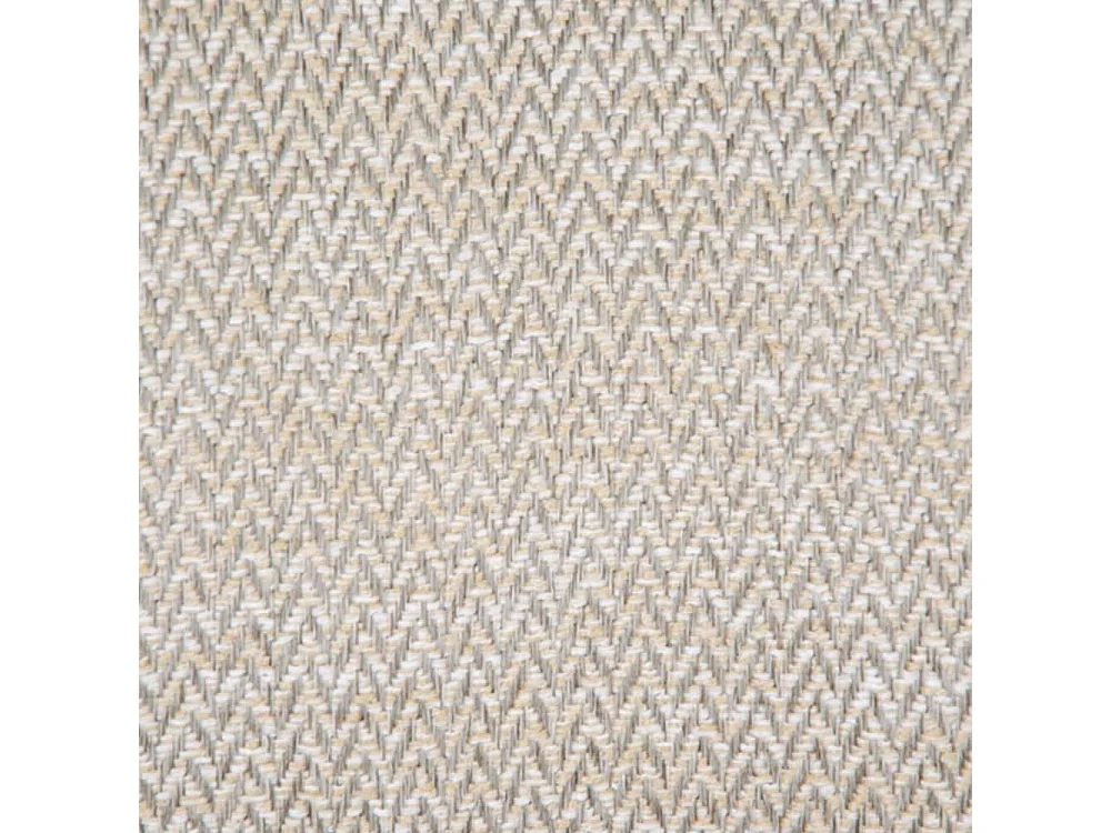 Sessel im Retro Design Creme Weiß Webstoff