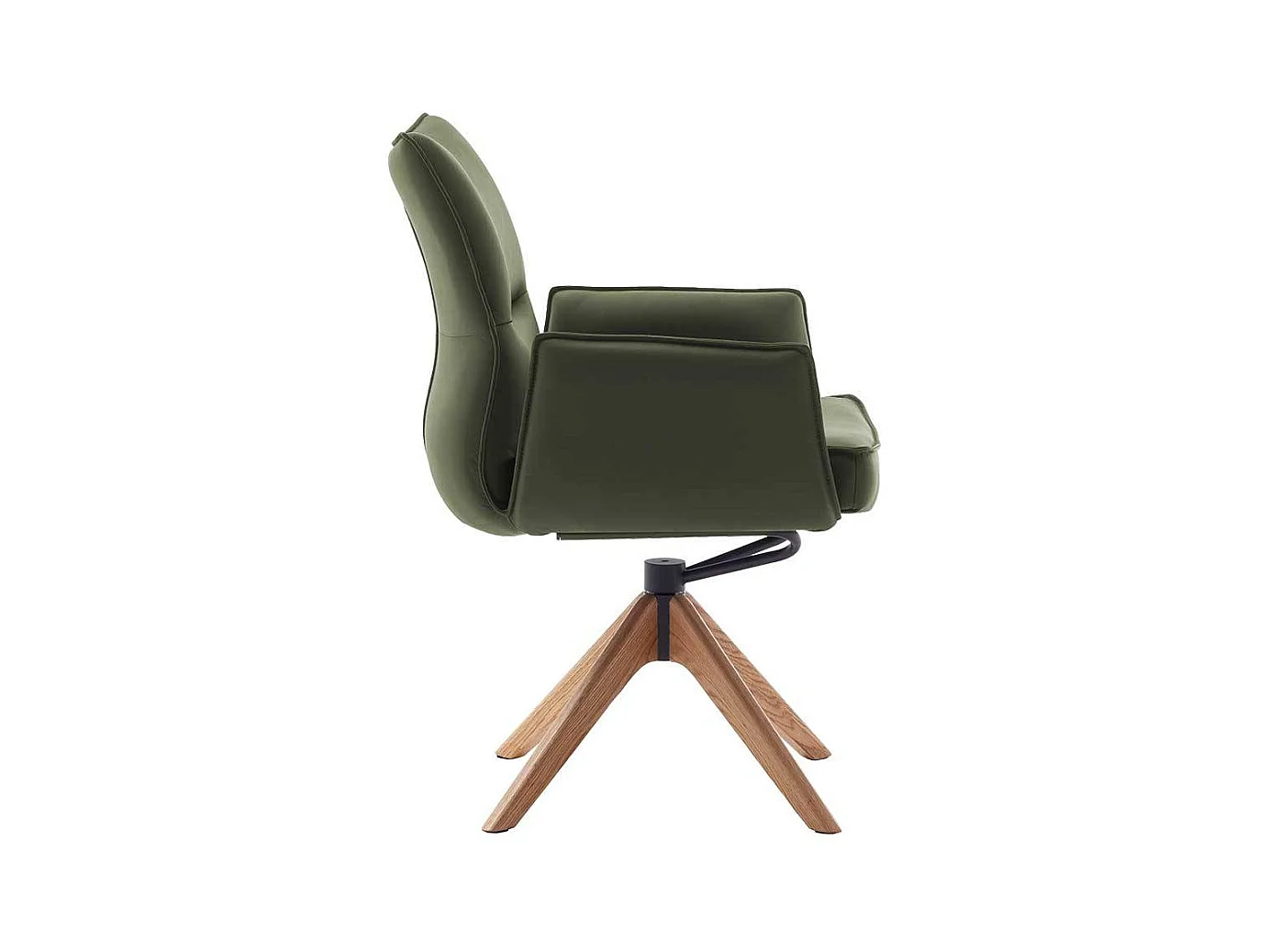 Stuhl Küche Esszimmerstuhl mit Armlehnen drehbar (2er Set)