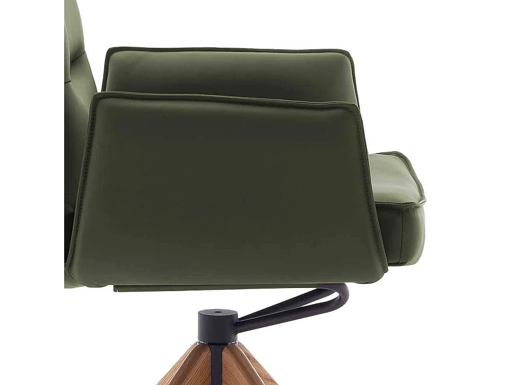 Stuhl Küche Esszimmerstuhl mit Armlehnen drehbar (2er Set)