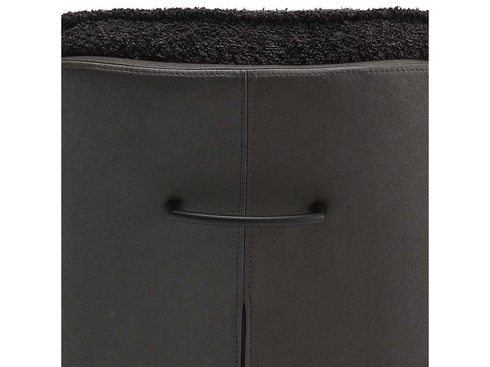 Speisezimmer Armlehner in Anthrazit Eichefarben (2er Set)