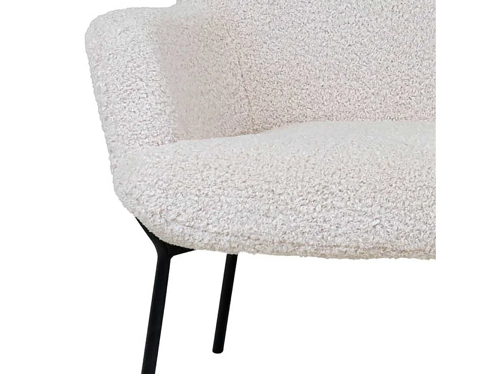 Esszimmersitzbank in Weiß Webplüsch