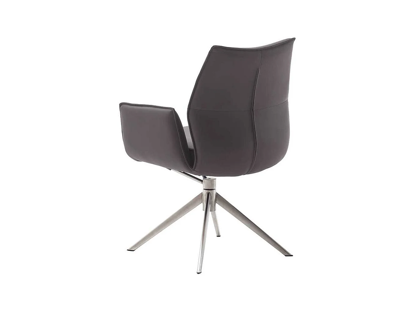 Stuhl Esszimmer Essstuhl drehbar aus Echtleder (2er Set)