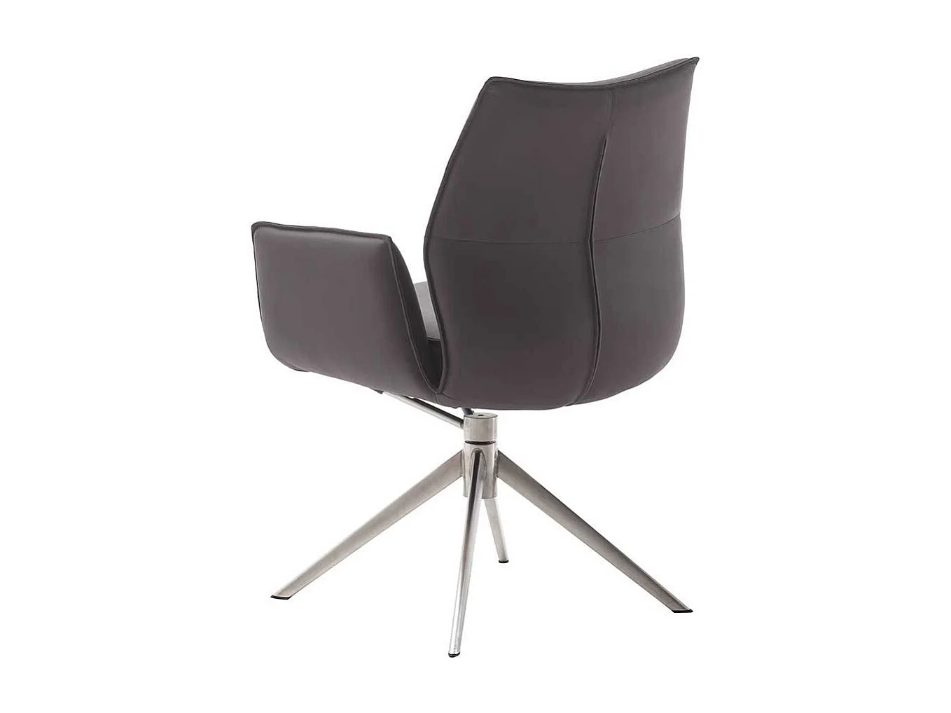 Stuhl Esszimmer Essstuhl drehbar aus Echtleder (2er Set)