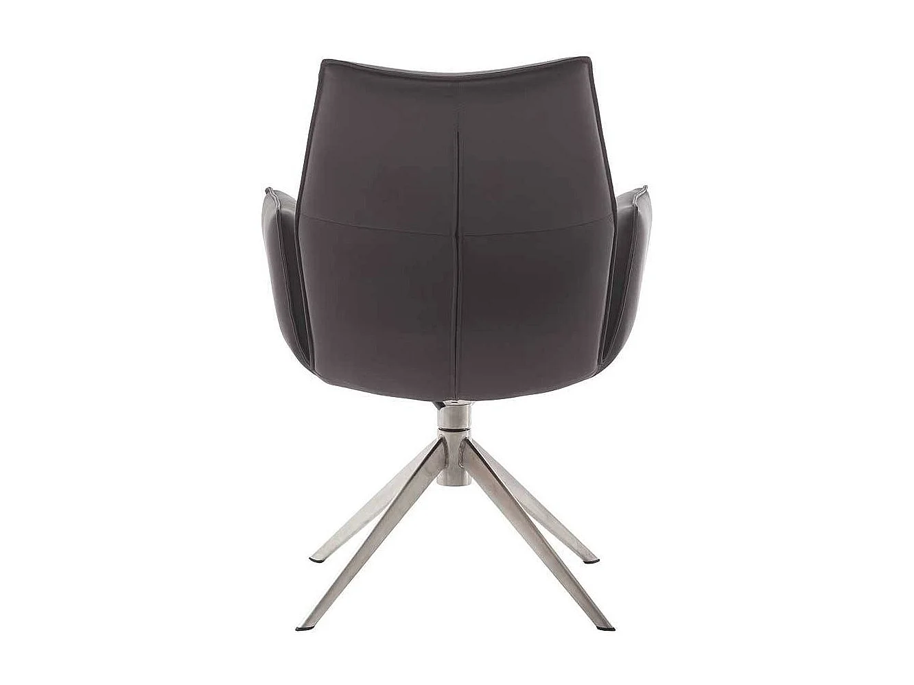 Stuhl Esszimmer Essstuhl drehbar aus Echtleder (2er Set)