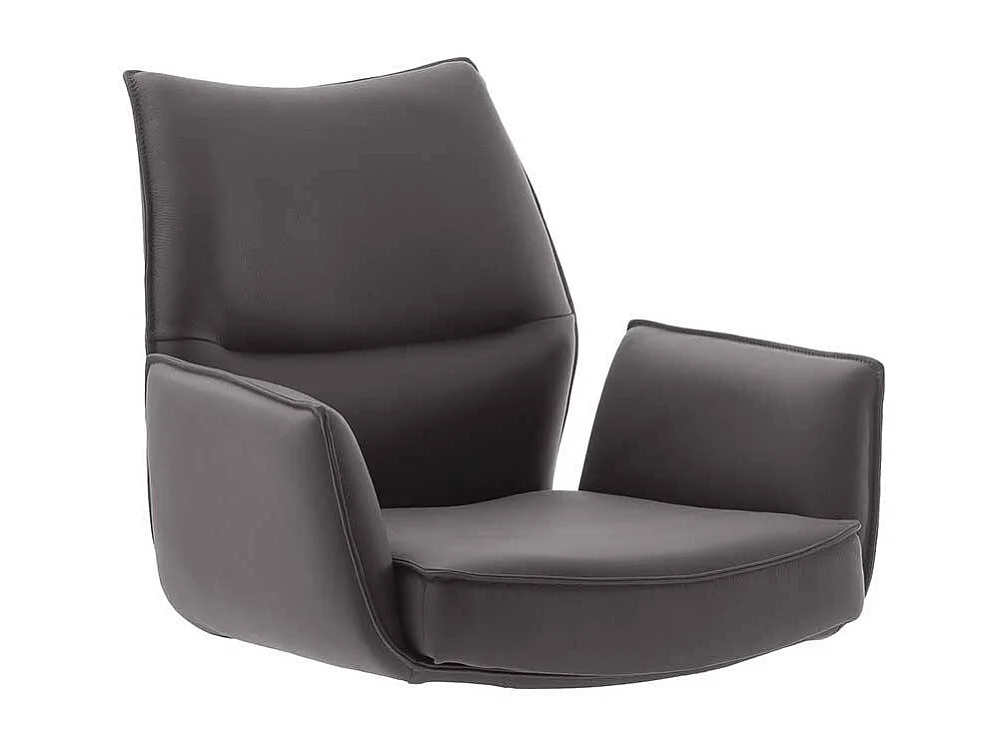 Stuhl Esszimmer Essstuhl drehbar aus Echtleder (2er Set)