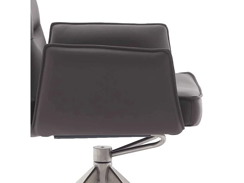 Stuhl Esszimmer Essstuhl drehbar aus Echtleder (2er Set)