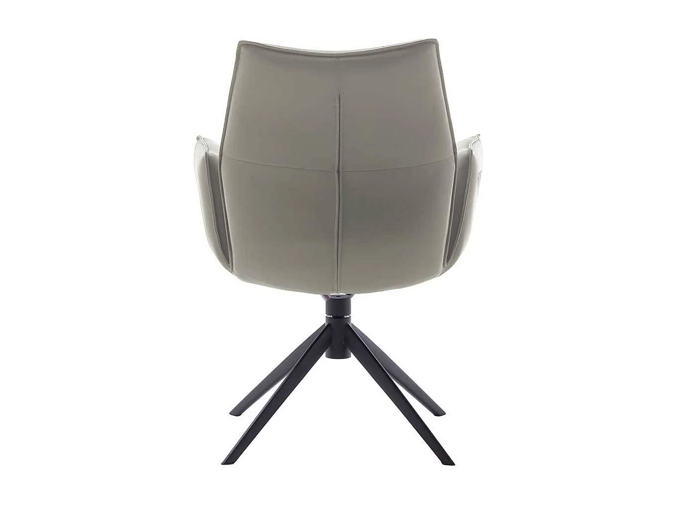 Esszimmerstuhl Armstuhl in Cremeweiß drehbar (2er Set)