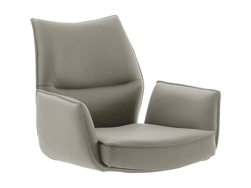 Esszimmerstuhl Armstuhl in Cremeweiß drehbar (2er Set)