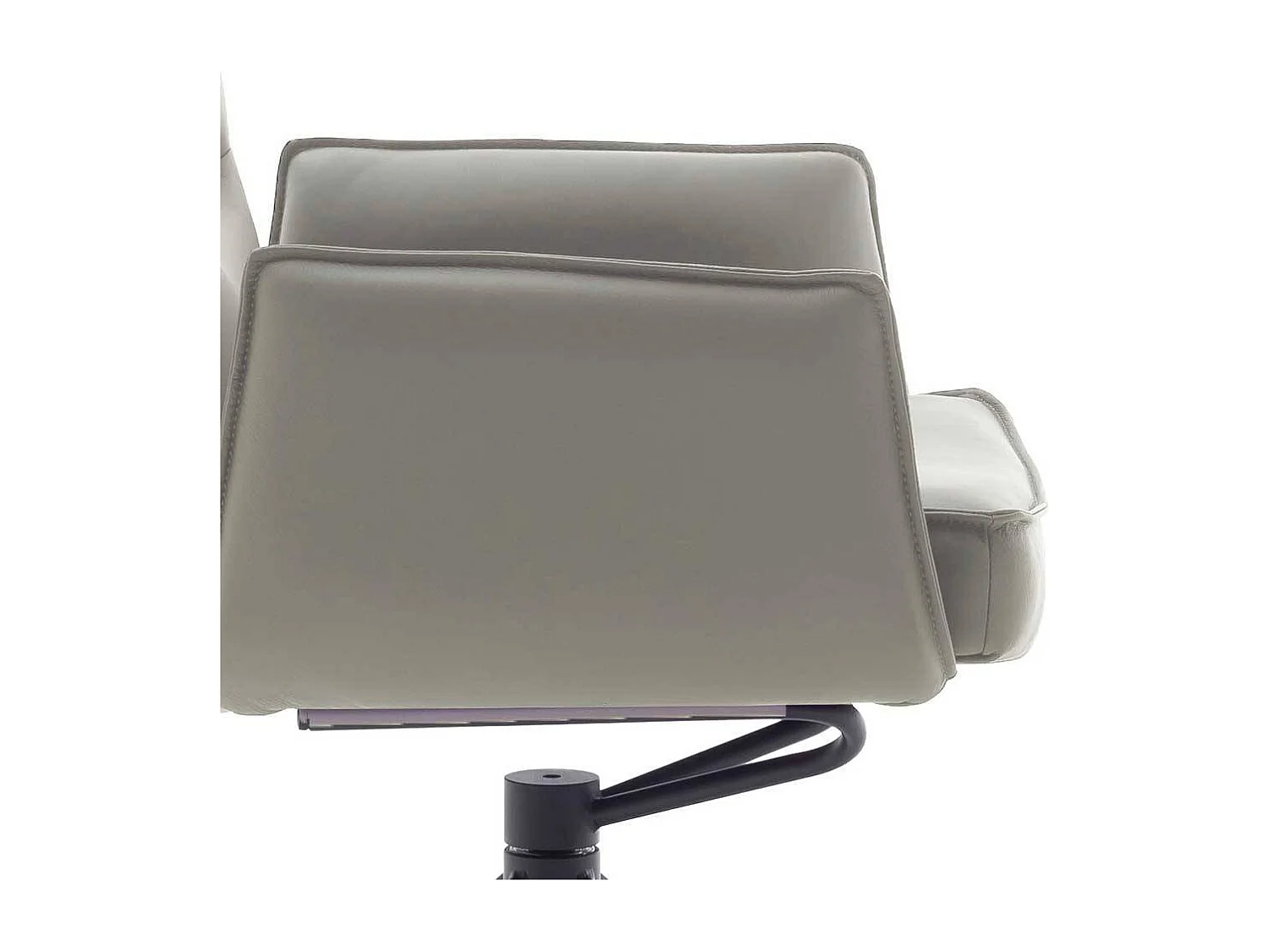 Esszimmerstuhl Armstuhl in Cremeweiß drehbar (2er Set)