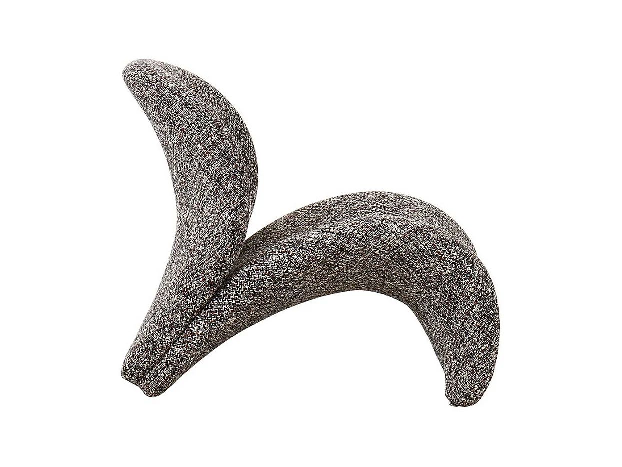 Designersessel Polstersessel in modernem Design aus Strukturstoff