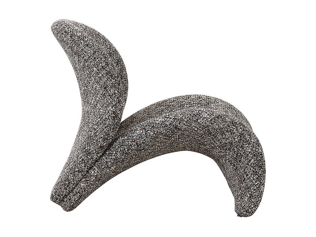 Designersessel Polstersessel in modernem Design aus Strukturstoff