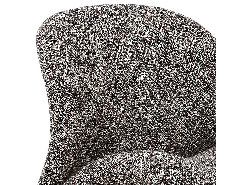 Designersessel Polstersessel in modernem Design aus Strukturstoff