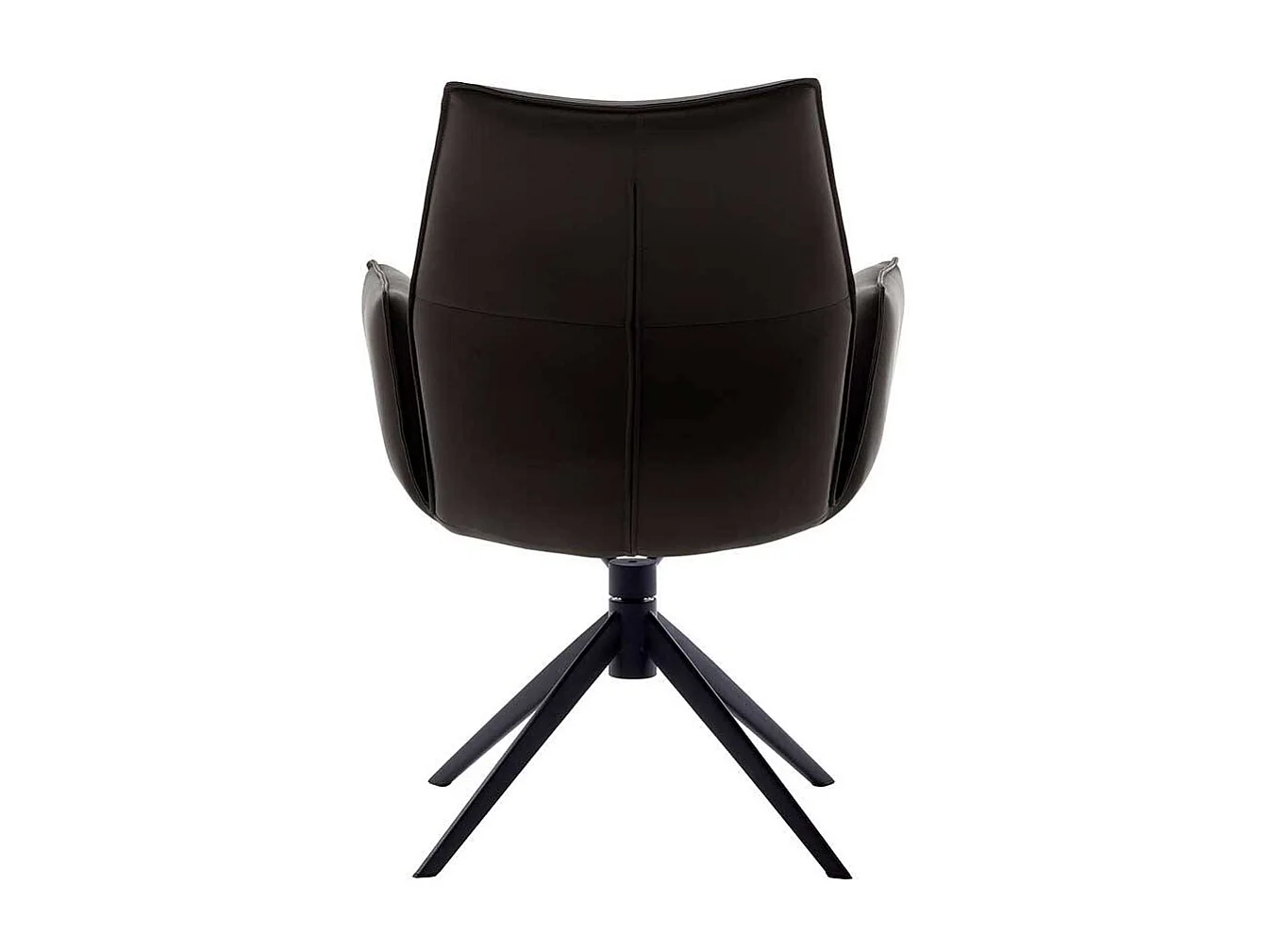 Sessel Lederstuhl drehbar mit Armlehnen (2er Set)