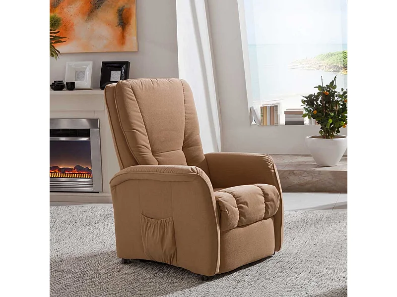 TV-Sessel mit verstellbarer Rückenlehne Aufstehhilfe