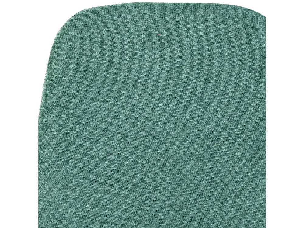 Einzelsessel Retro drehbar in Türkis und Silberfarben 42 cm Sitzhöhe