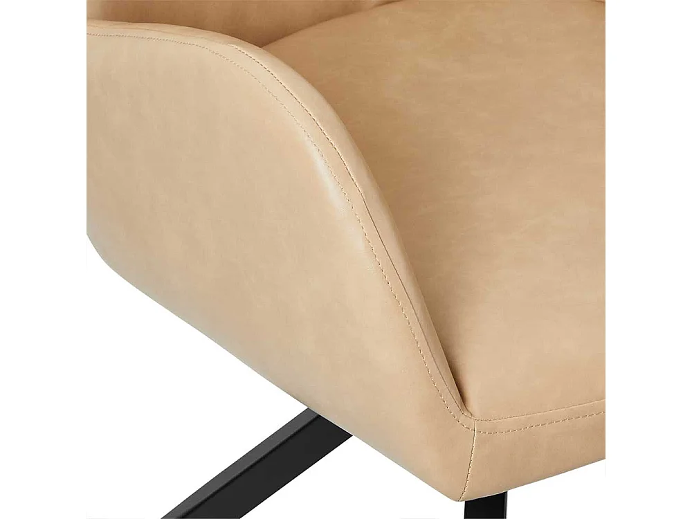 Esszimmerstuhl Stuhl Esszimmer aus Kunstleder um 360� drehbar (2er Set)