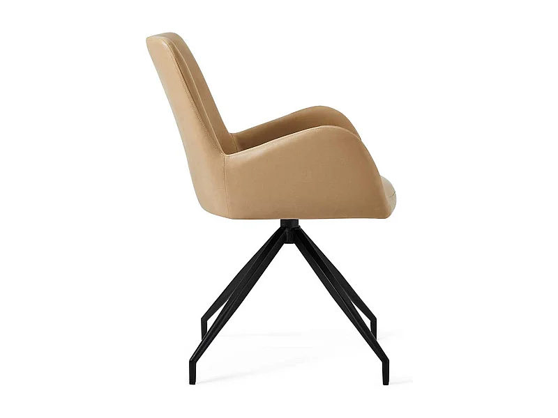 Esszimmerstuhl Stuhl Esszimmer aus Kunstleder um 360� drehbar (2er Set)