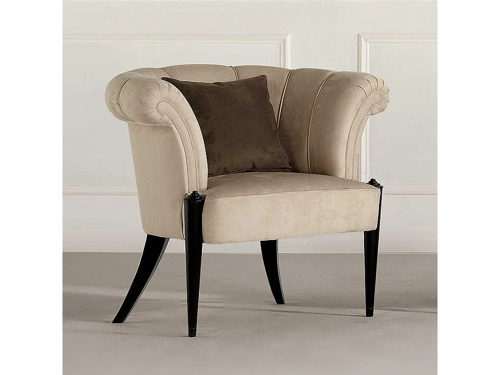 Einzelsessel Wohnzimmer im klassischen Stil 49 cm Sitzhöhe