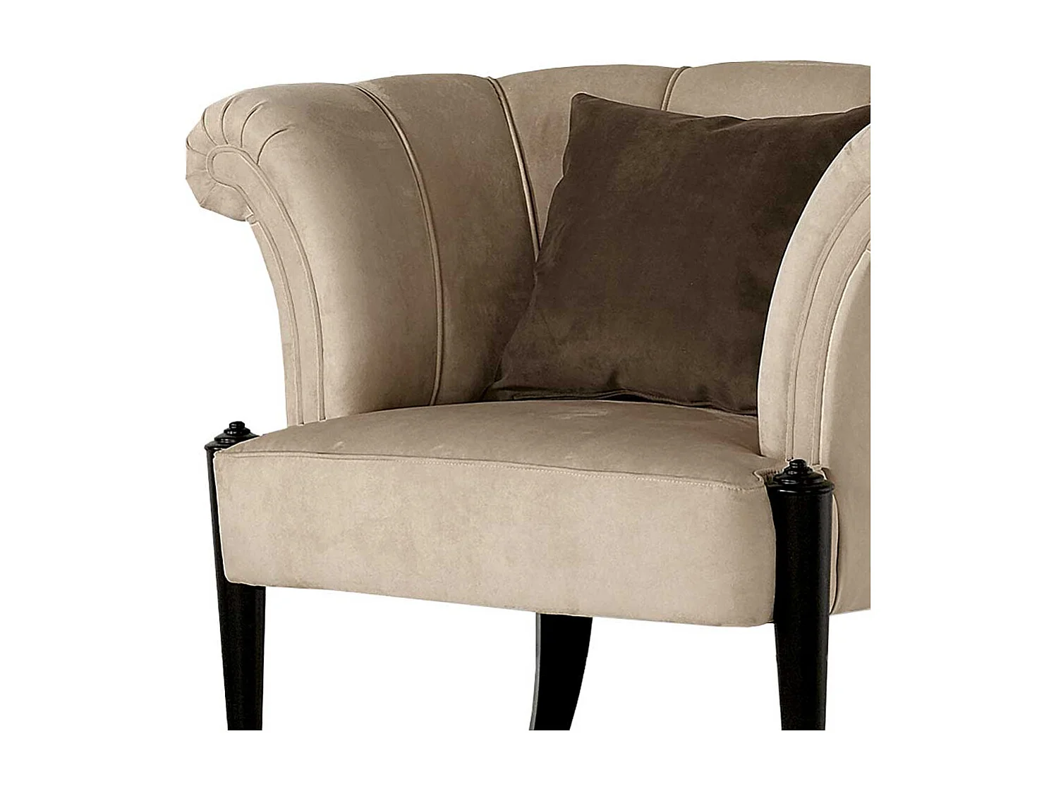 Einzelsessel Wohnzimmer im klassischen Stil 49 cm Sitzhöhe