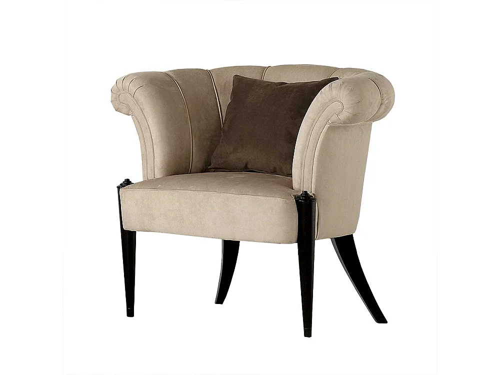 Einzelsessel Wohnzimmer im klassischen Stil 49 cm Sitzhöhe