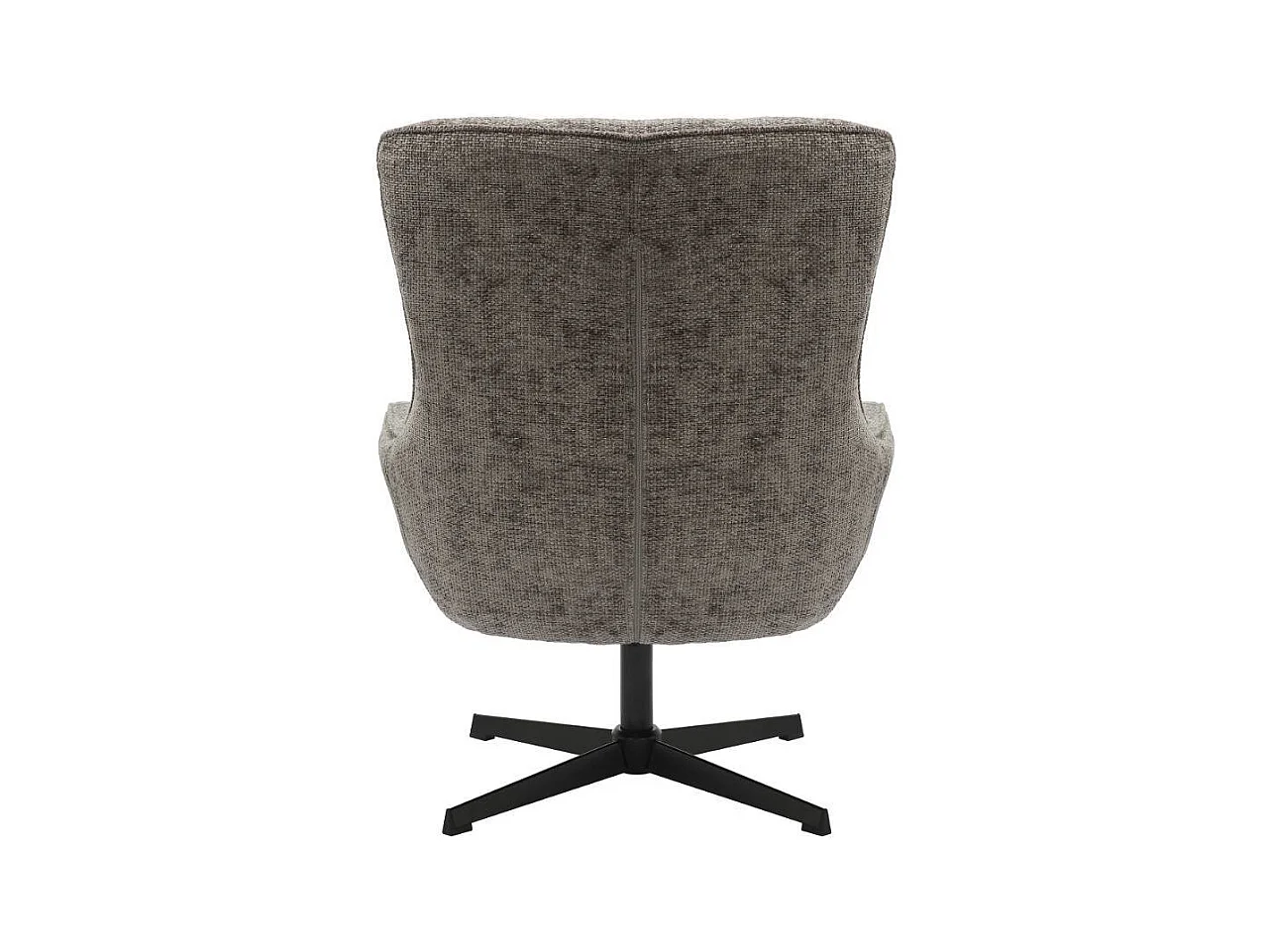 Wohnzimmersessel Drehsessel aus Chenillegewebe mit Sterngestell