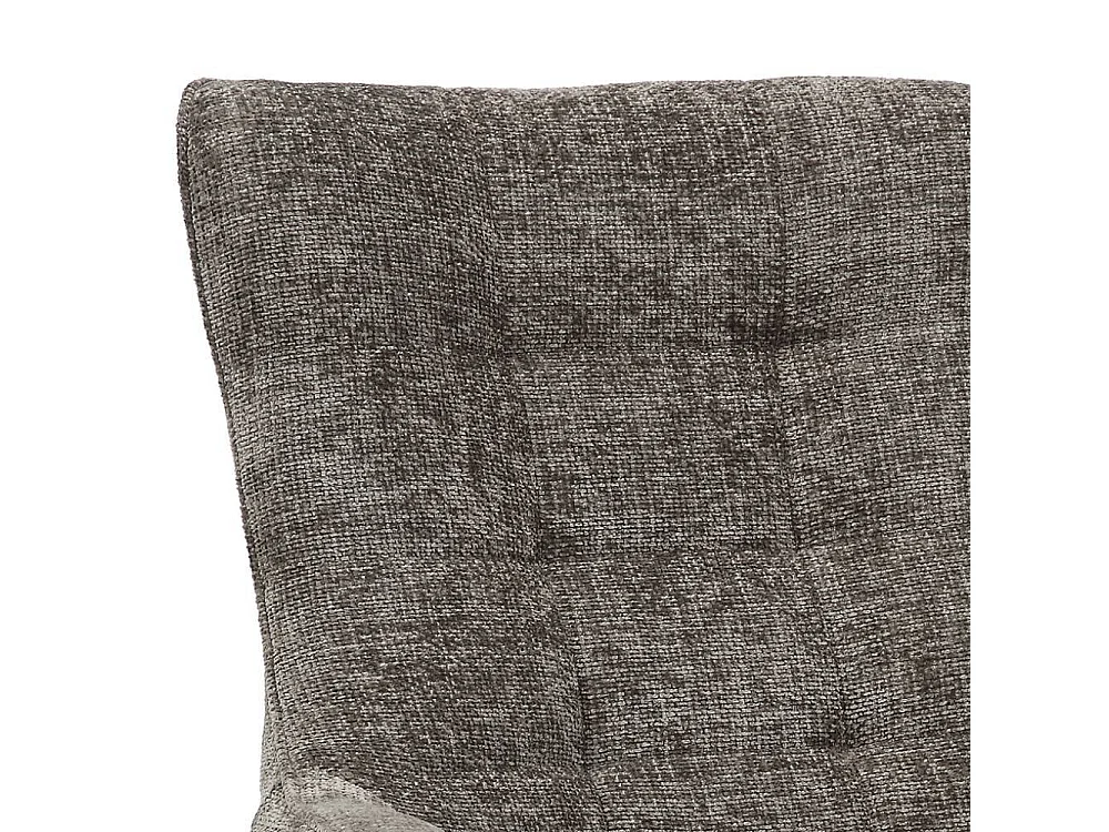 Wohnzimmersessel Drehsessel aus Chenillegewebe mit Sterngestell