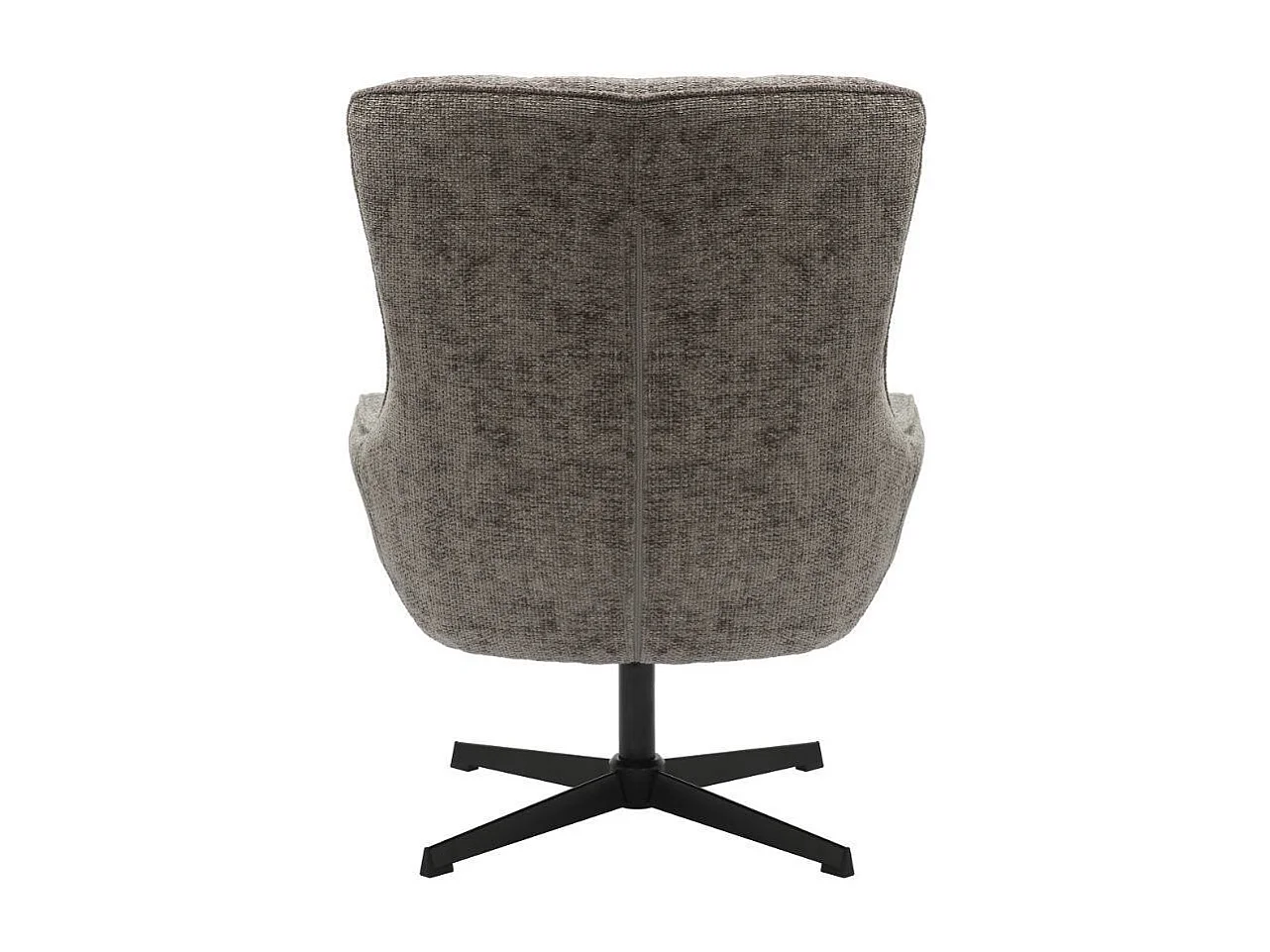 Wohnzimmersessel Drehsessel aus Chenillegewebe mit Sterngestell