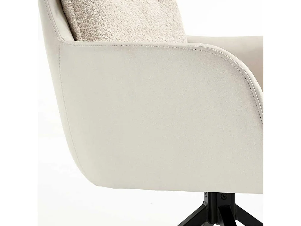 Stuhl Küche und Esszimmer mit Armlehnen Spider Gestell aus Metall (2er Set)