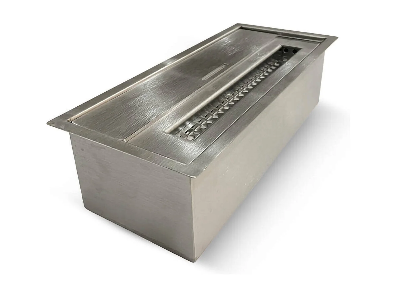 Queimador Tarawera, Fogão, Elemento de Aquecimento, Incinerador, Fabricado em Itália, 13x30 h9 cm, Prata