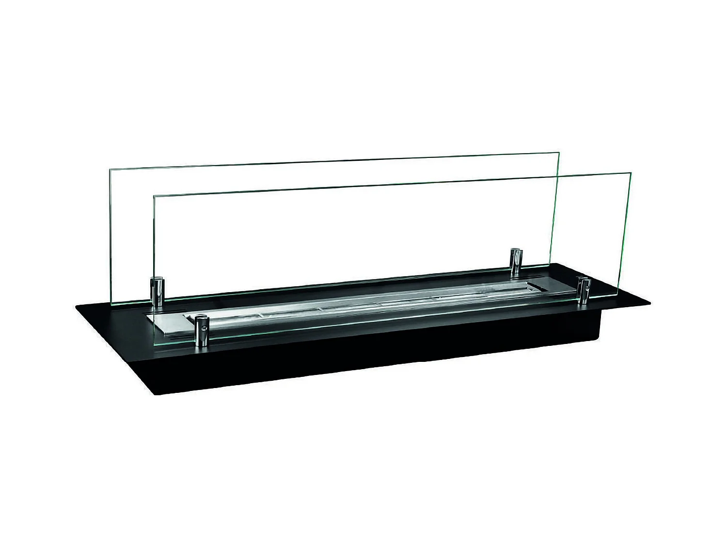 Bruciatore Affile, Combustibile Bioetanolo Ecoflame Made in Italy, Nero