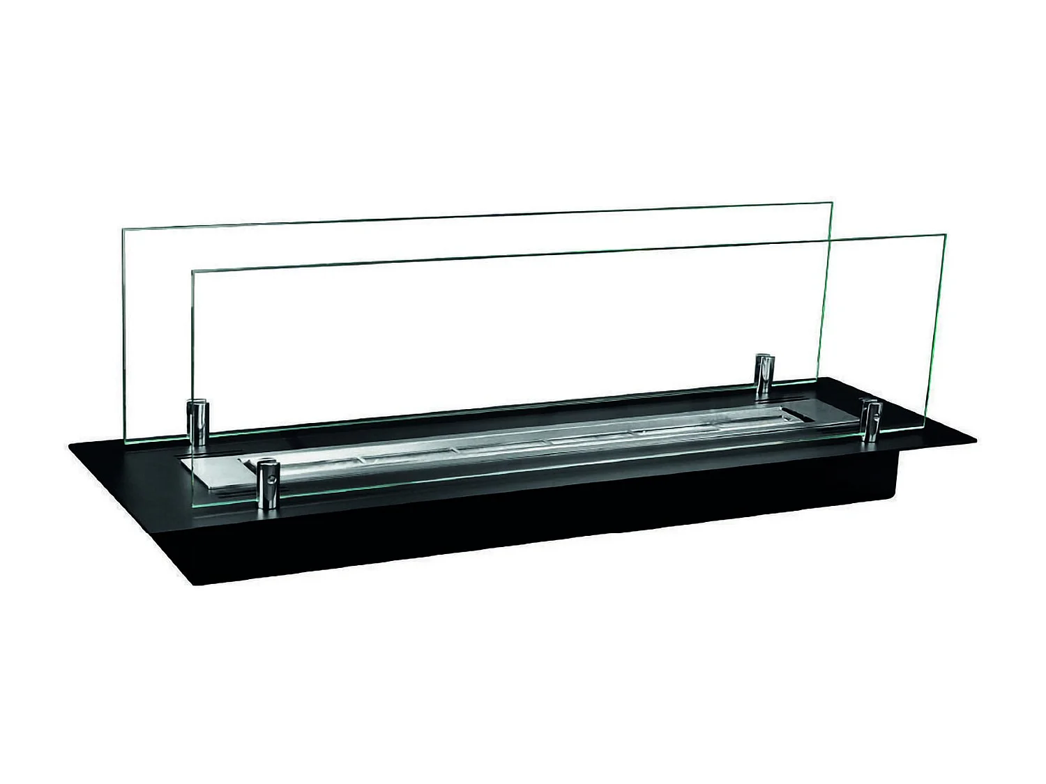 Affile Brenner, Bioethanol Brennstoff Ecoflame, Made in Italy, Schwarz