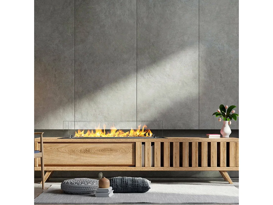 Bruciatore Affi, Combustibile Bioetanolo Ecoflame Made in Italy, Nero