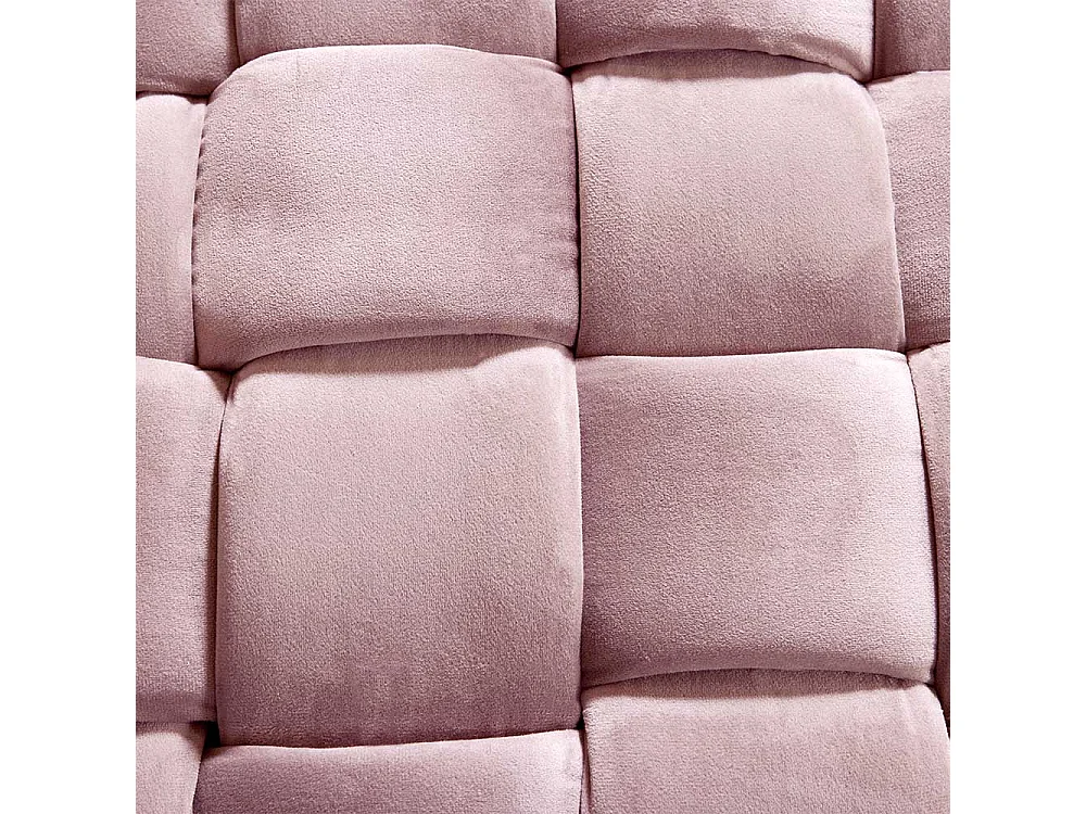 Hocker Sitzhocker in Rosa aus Samt