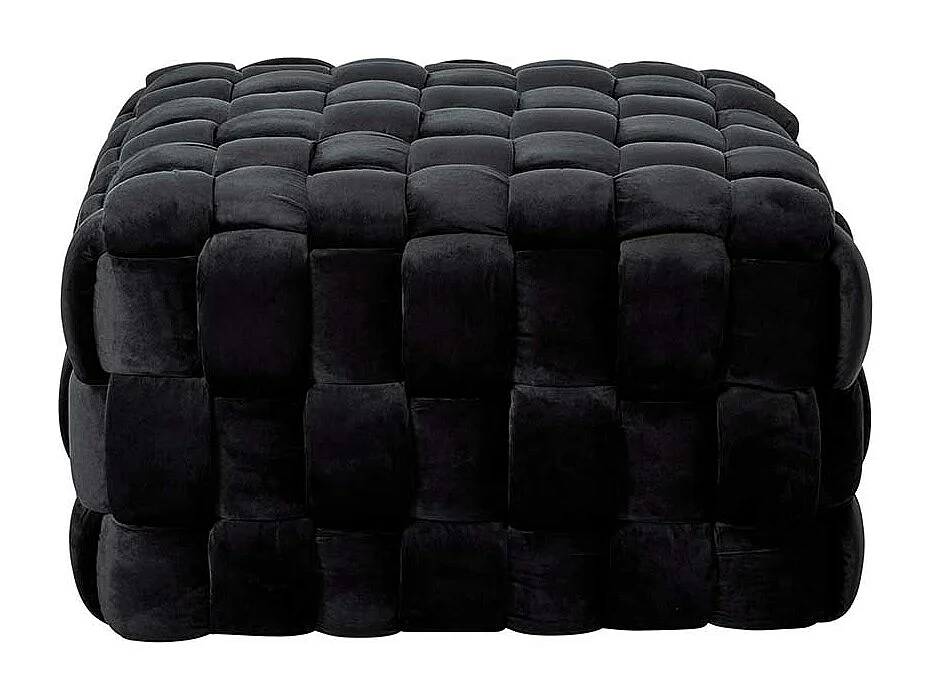 Hocker Sitzhocker aus Samt in quadratischer Form