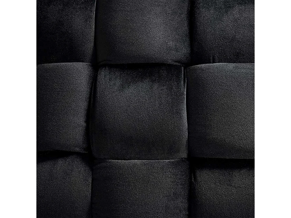 Hocker Sitzhocker aus Samt in quadratischer Form