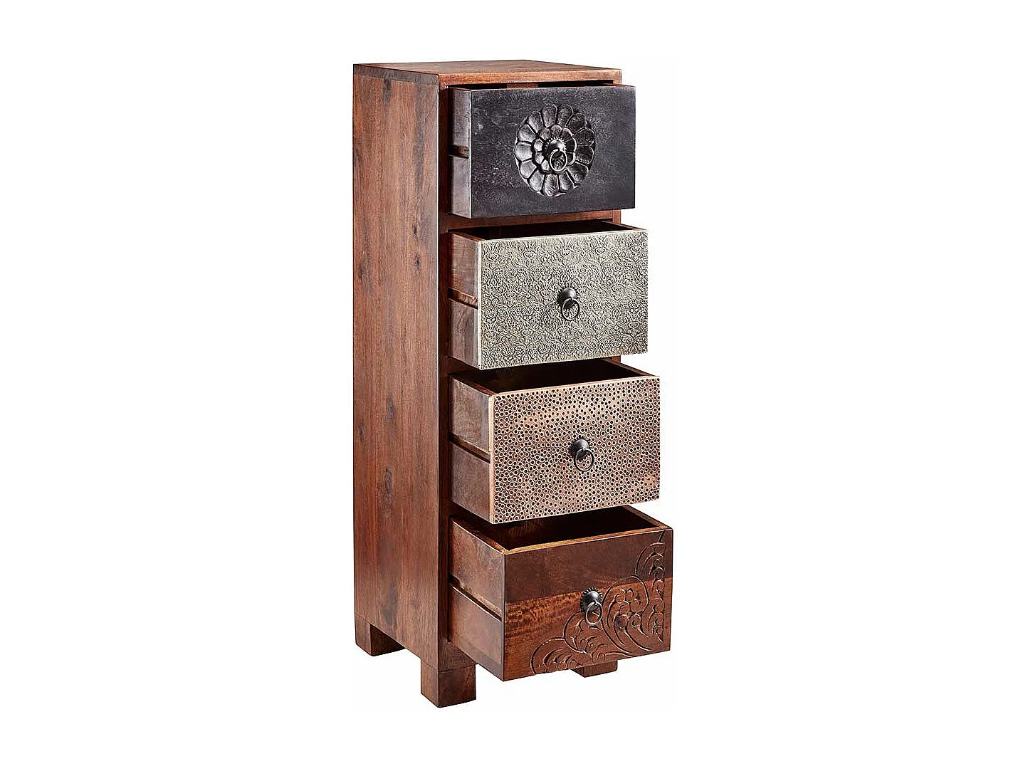 Schubkasten Kommode im Vintage Design 30 cm breit