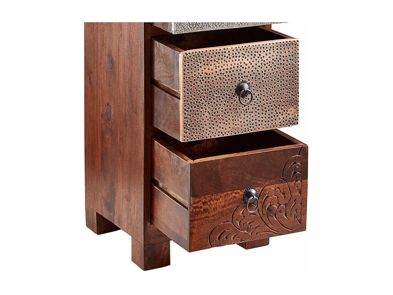 Schubkasten Kommode im Vintage Design 30 cm breit