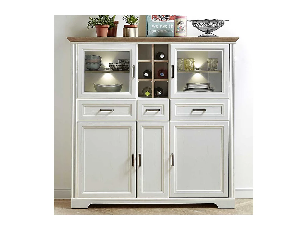 Kommode mit drei Schubladen 150 cm hoch