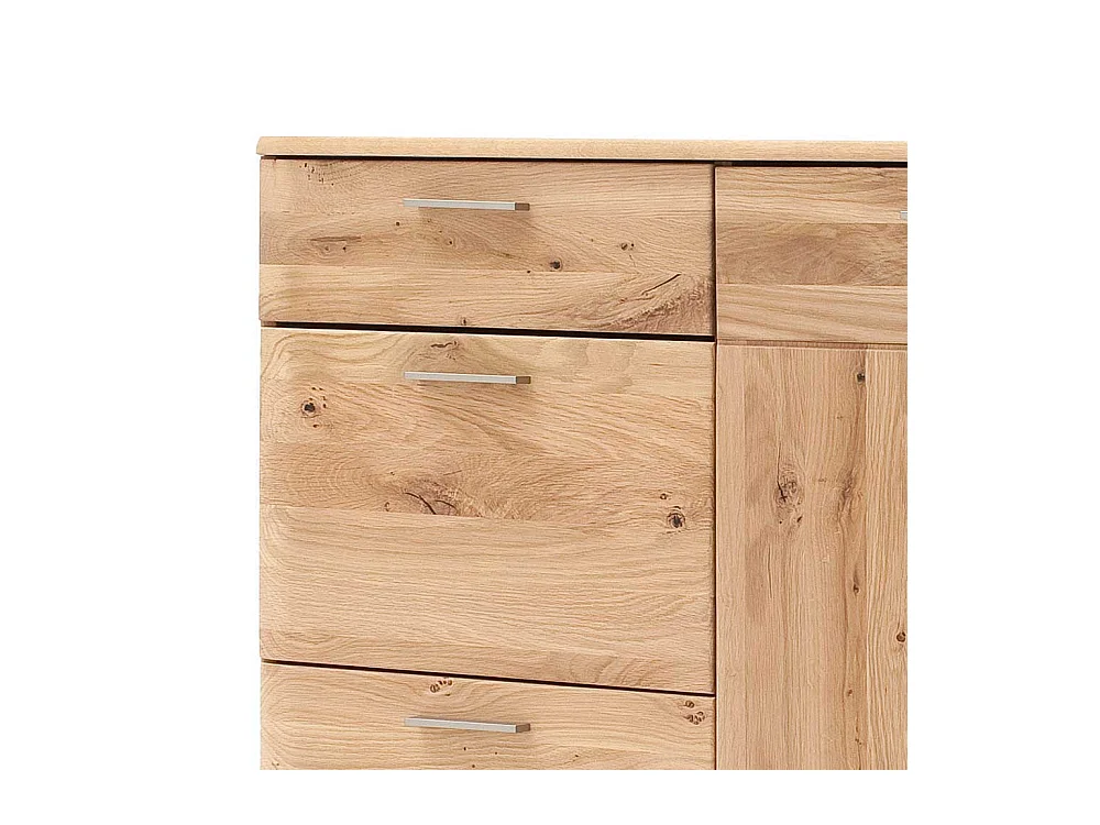 Kommode in Eiche Bianco 100 cm breit