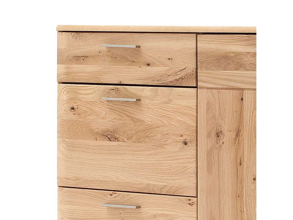 Kommode in Eiche Bianco 100 cm breit