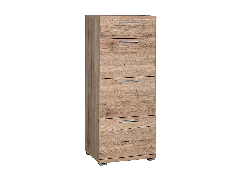 Flur Kommode mit vier Schubladen Touchwood Dekor