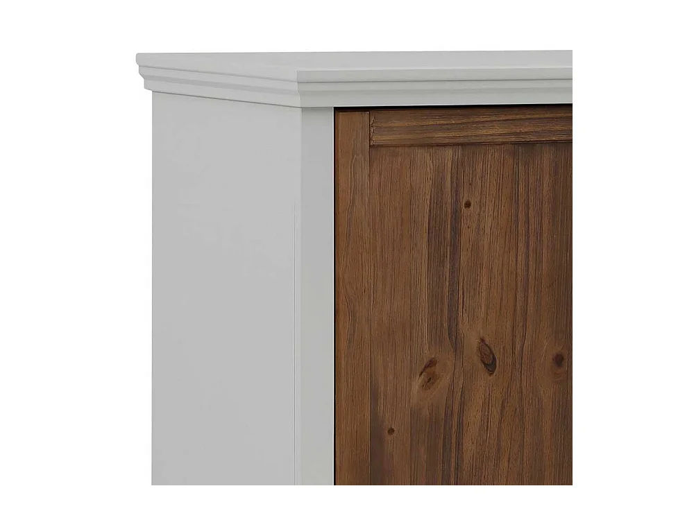 Kommode Highboard mit drei Schubladen und Massivholztür