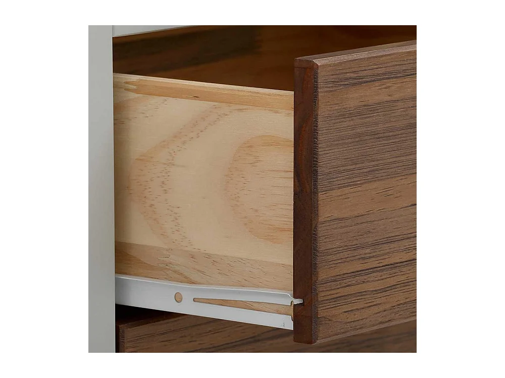 Kommode Highboard mit drei Schubladen und Massivholztür